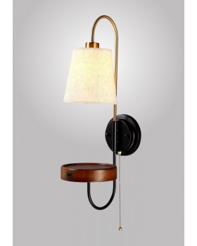 Бра Crystal Lux TWINS AP1 USB WENGE-foto4