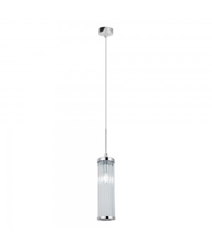 Светильник подвесной Crystal Lux TADEO SP1 D100 CHROME/TRANSPARENTE-foto2