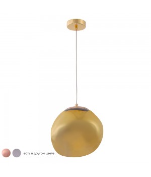 Светильник подвесной Crystal Lux MALAGA SP1 D200 GOLD-foto2