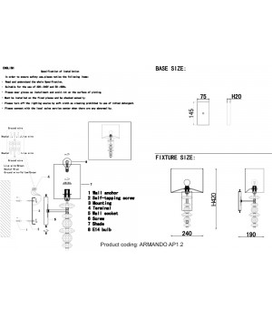 Бра Crystal Lux ARMANDO AP1.2 GOLD-foto3