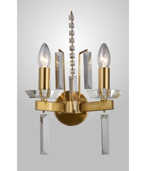 Бра Crystal Lux MARRON AP2 BRASS-foto2