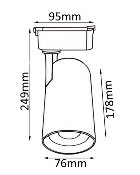 Cветильник трековый однофазный Crystal Lux CLT 0.31 006 30W WH-foto2