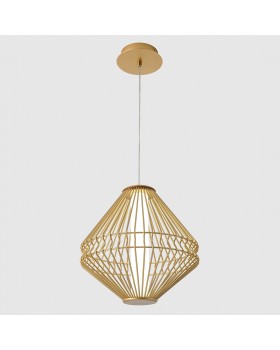 Светильник подвесной Crystal Lux CUADRA SP15W LED GOLD-foto4