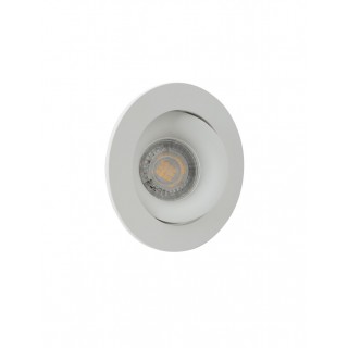 DK2018-WH Встраиваемый светильник, IP 20, 50 Вт, GU10, белый, алюминий
