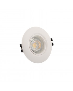 DK3028-WH Встраиваемый светильник, IP 20, 10 Вт, GU5.3, LED, белый, пластик-foto2