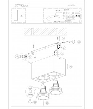 DK2004-BK Светильник накладной IP 20, 50 Вт, GU10, черный, алюминий-foto2