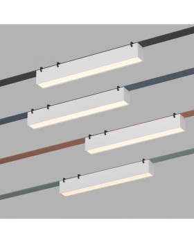 DK5574-WH Cветильник для трека-ремня Belty, серия Linear, со светодиодом, L323*W40*H45мм, 48V DC, 12W, RA90, 120°, 4000K, IP20, белый, алюминий-foto2