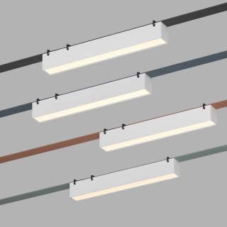 DK5574-WH Cветильник для трека-ремня Belty, серия Linear, со светодиодом, L323*W40*H45мм, 48V DC, 12W, RA90, 120°, 4000K, IP20, белый, алюминий-foto2