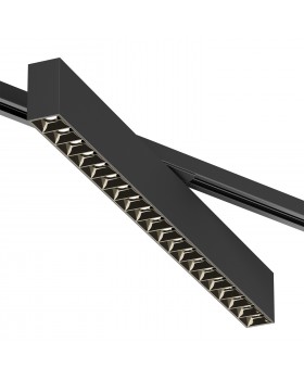 DK6634-BK Поворотный однофазный трековый светильник EDDER со светодиодом L538mm 220V 40W 30° 3000K IP20 черный алюминий