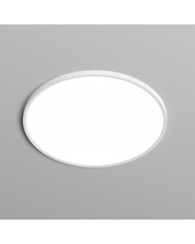 DK6524-WH Накладной светильник THIN, IP40, 50W, 3000K/4000K/6500K, переключатель цветовой температуры на корпусе, белый, полимер