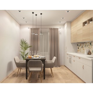 DK4022-BK Подвесной светильник IP 20, 6 Вт, LED 3000, черный, алюминий-foto3