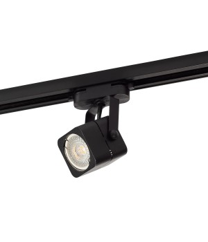 DK6003-BK Трековый светильник IP 20, 50 Вт, GU10, черный, алюминий