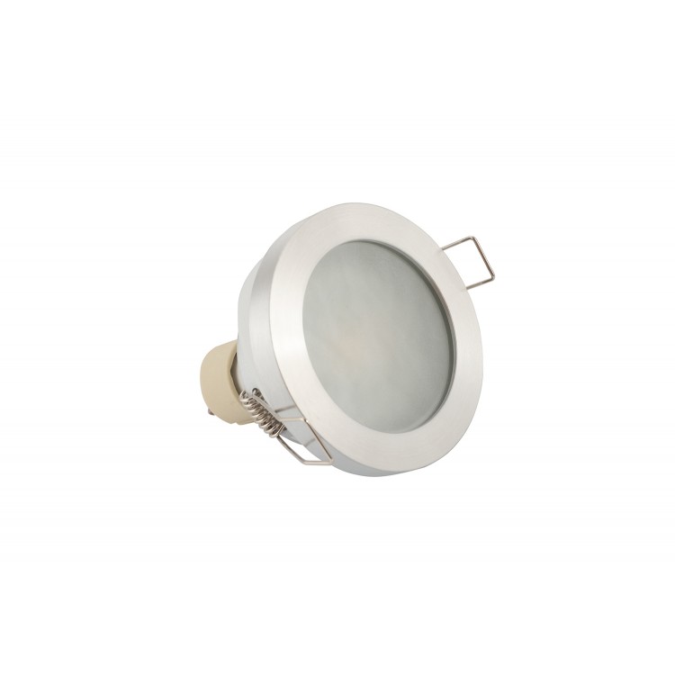 DK3012-AL Встраиваемый светильник влагозащ., IP 44, 50 Вт, GU10, серый, алюминий