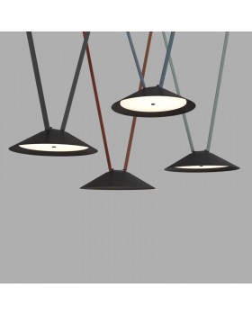 DK5564-BK Cветильник для трека-ремня Belty, серия Flow, со светодиодом, D300*H71мм, 48V DC, 20W, RA90, 120°, 4000K, IP20, черный, алюминий-foto2