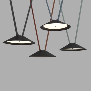 DK5564-BK Cветильник для трека-ремня Belty, серия Flow, со светодиодом, D300*H71мм, 48V DC, 20W, RA90, 120°, 4000K, IP20, черный, алюминий-foto2