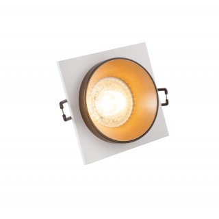 DK2402-GD Встраиваемый светильник, IP 20, 50 Вт, GU10, черный/золотой, алюминий-foto2