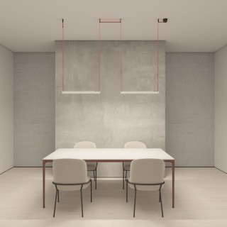 DK5572-WB Cветильник для трека-ремня Belty, серия Grill, со светодиодом, L642*W40*H45мм, 48V DC, 24W, RA90, 24°, 4000K, IP20, белый с черным, алюминий-foto4