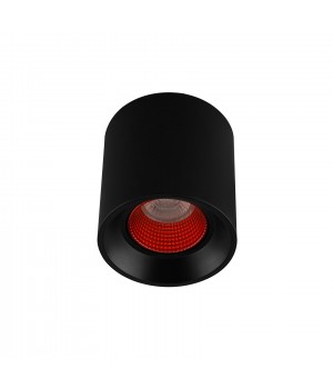 DK3090-BK+RD Светильник накладной IP 20, 10 Вт, GU5.3, LED, черный/красный, пластик