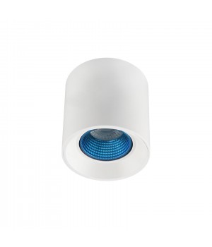 DK3090-WH+CY Светильник накладной IP 20, 10 Вт, GU5.3, LED, белый/голубой, пластик