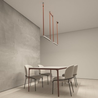 DK5572-WB Cветильник для трека-ремня Belty, серия Grill, со светодиодом, L642*W40*H45мм, 48V DC, 24W, RA90, 24°, 4000K, IP20, белый с черным, алюминий-foto3