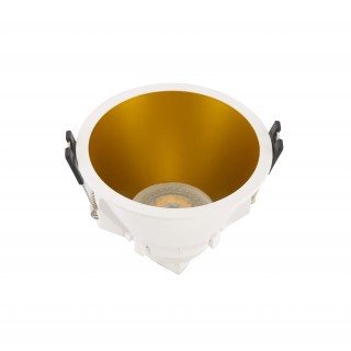 DK3026-WG Встраиваемый светильник, IP 20, 10 Вт, GU5.3, LED, белый/золотой, пластик-foto2