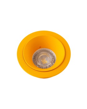 DK2026-YE Встраиваемый светильник, IP 20, 50 Вт, GU10, желтый, алюминий