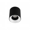 DK3090-BW+BK Светильник накладной IP 20, 10 Вт, GU5.3, LED, черно-белый/черный, пластик