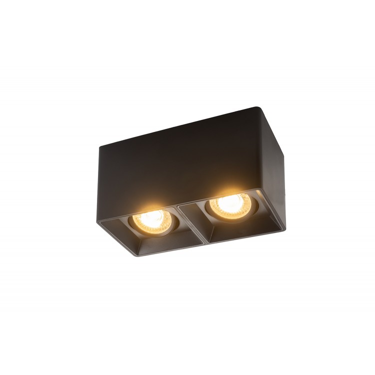 DK3035-BK Светильник накладной IP 20, 10 Вт, GU5.3, LED, черный, пластик