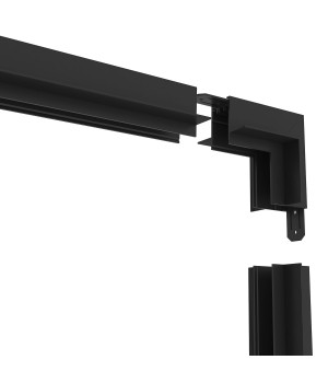 TR2118-BK Угол стена-потолок встраиваемый под ГКЛ SMART, черный -foto2