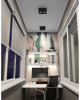 DK3085-BK Светильник накладной IP 20, 10 Вт, GU5.3, LED, черный/черный, пластик-foto3