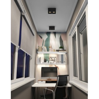 DK3085-BK Светильник накладной IP 20, 10 Вт, GU5.3, LED, черный/черный, пластик-foto3