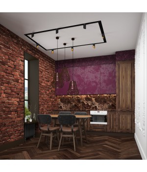 DK5850-BK Профиль Flod для создания декоративных ниш в натяжном потолке, алюминий, черный-foto5