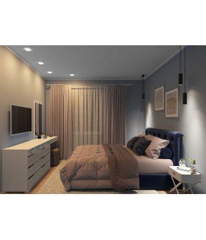 DK4603-DW Встраиваемый светильник, IP 20, 9 Вт, LED 4000, белый, пластик-foto5