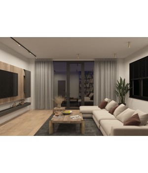 DK6202-BG Трековый светильник IP 20, 15 Вт, GU10, матовое золото с черным, алюминий-foto3