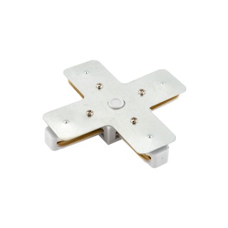 TR1104-WH Соединитель для шинопровода X-образный, белый-foto4