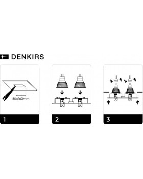 DK3022-WH Встраиваемый светильник, IP 20, 10 Вт, GU5.3, LED, белый, пластик-foto13