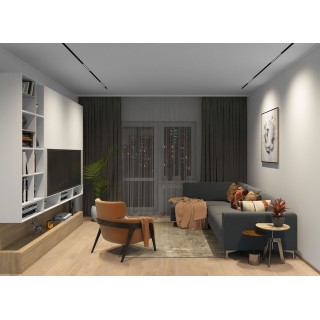 DK8002-BK Линейный светильник SMARTLENS 18W DIM 3000K-6000K черный-foto6