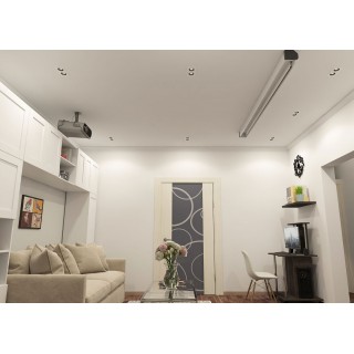 DK3072-WH+BK Встраиваемый светильник, IP 20, 10 Вт, GU5.3, LED, белый/черный, пластик-foto3