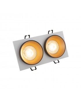 DK2422-GD Встраиваемый светильник, IP 20, 50 Вт, GU10, черный/золотой, алюминий-foto8