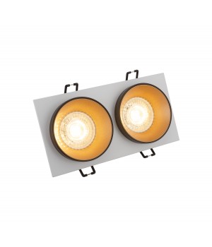 DK2422-GD Встраиваемый светильник, IP 20, 50 Вт, GU10, черный/золотой, алюминий-foto8