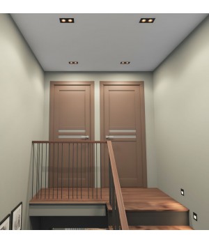 DK3072-BBR Встраиваемый светильник, IP 20, 10 Вт, GU5.3, LED, черный/бронзовый, пластик-foto4