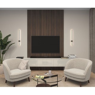 DK5012-BK Бра 800 мм, 3000К, IP20, 7 Вт, черный, алюминий-foto6