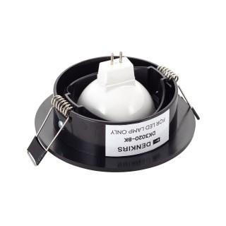 DK3020-BK Встраиваемый светильник, IP 20, 10 Вт, GU5.3, LED, черный, пластик-foto6