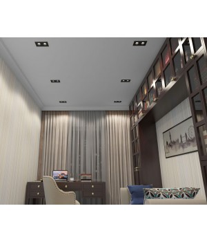 DK3072-BK Встраиваемый светильник, IP 20, 10 Вт, GU5.3, LED, черный/черный, пластик-foto2