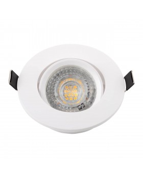 DK3020-WH Встраиваемый светильник, IP 20, 10 Вт, GU5.3, LED, белый, пластик-foto8