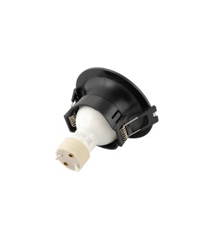 DK3024-BK Встраиваемый светильник, IP 20, 10 Вт, GU5.3, LED, черный, пластик-foto7