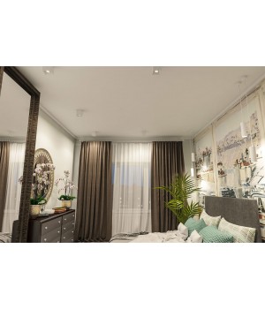 DK3080-WH+CH Светильник накладной IP 20, 10 Вт, GU5.3, LED, белый/хром, пластик-foto3