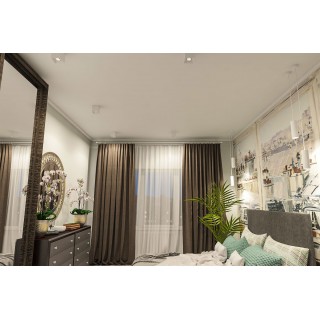 DK3080-WH+CH Светильник накладной IP 20, 10 Вт, GU5.3, LED, белый/хром, пластик-foto3