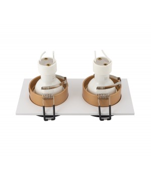 DK2422-GD Встраиваемый светильник, IP 20, 50 Вт, GU10, черный/золотой, алюминий-foto6