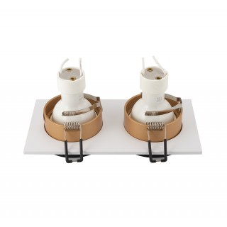 DK2422-GD Встраиваемый светильник, IP 20, 50 Вт, GU10, черный/золотой, алюминий-foto6